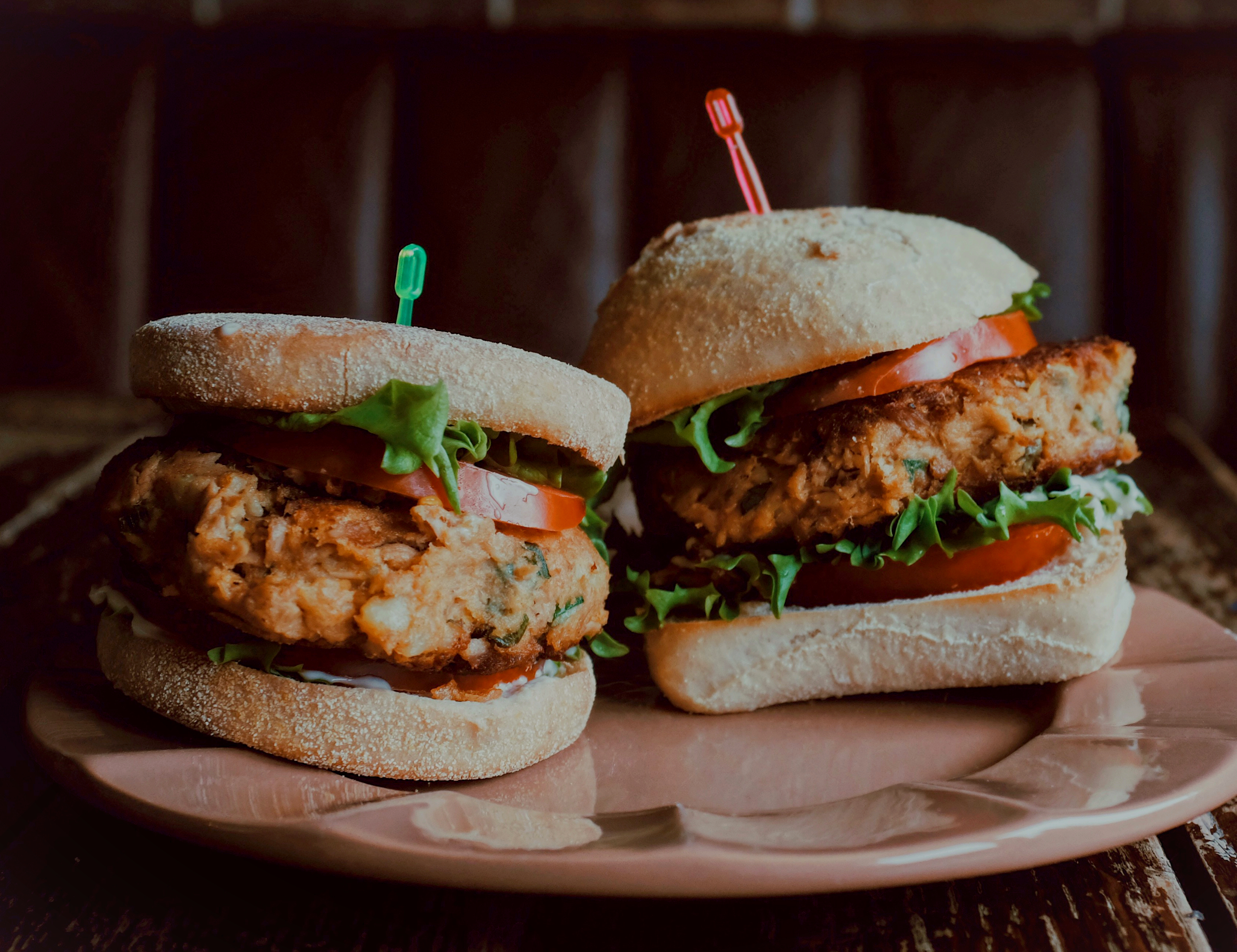 Turkey burgers served at The Red Lion